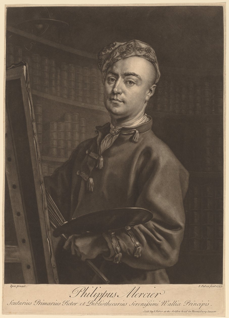 Philip Mercier av John Faber II after Philip Mercier