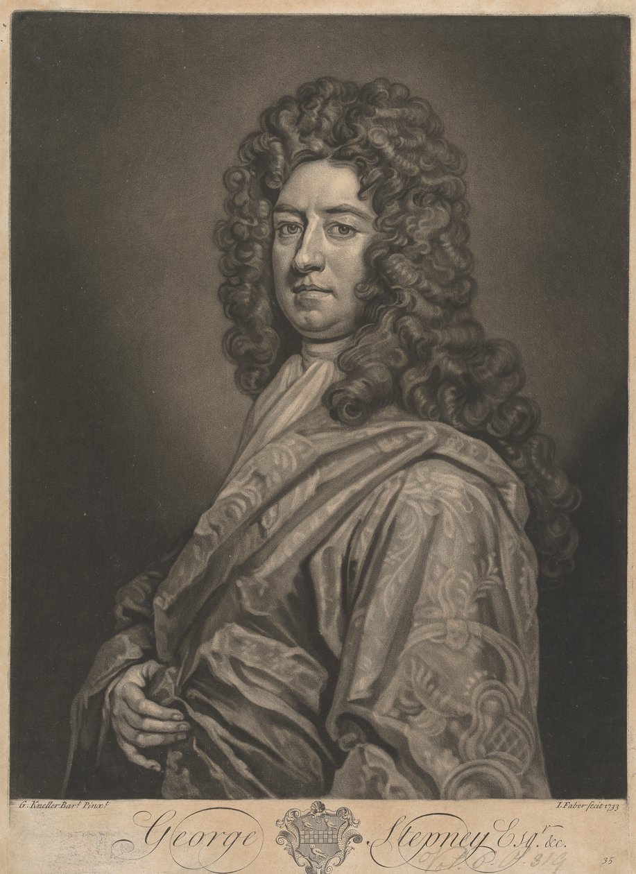 George Stepney Esq. av John Faber the younger