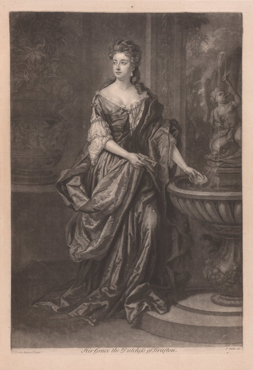 Hennes nåd hertiginnan av Grafton av John Faber the younger