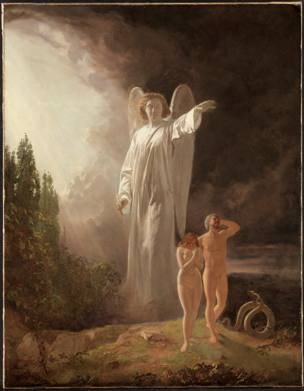 Utvisning av Adam och Eva av John Faed