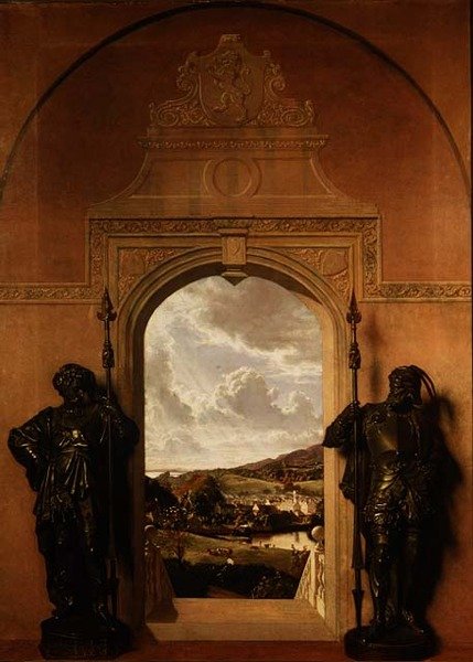Gatehouse of Fleet, från konstnärens hus av John Faed