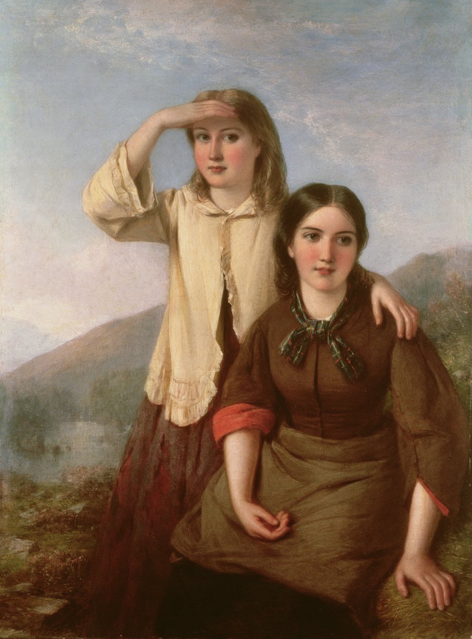 Att släppa in kon i majs, 1868 av John Faed