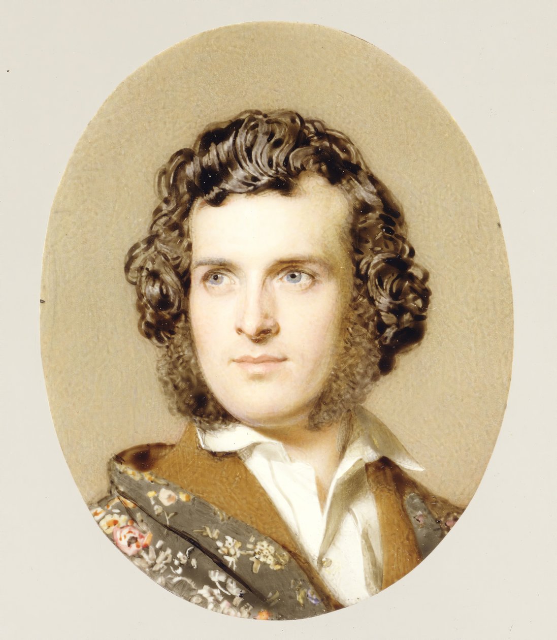 Självporträtt, ca. 1850. av John Faed
