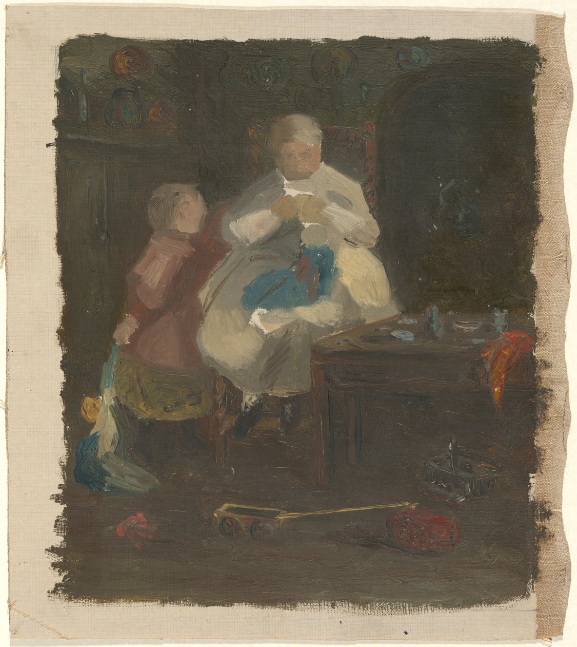 Kvinna och barn av John Ferguson Weir