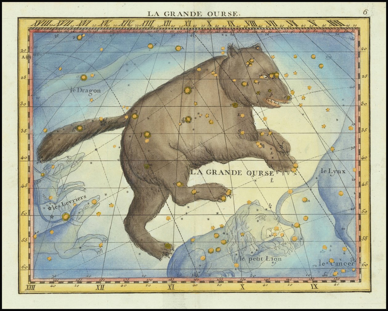 1776 - John Flamsteed - La Grande Ourse (Ursa Major) av John Flamsteed