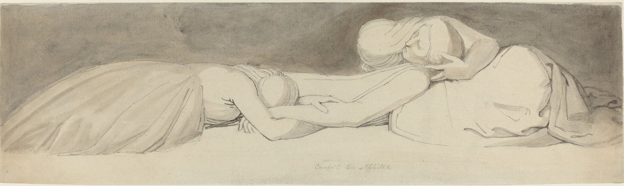 Trösta de drabbade av John Flaxman