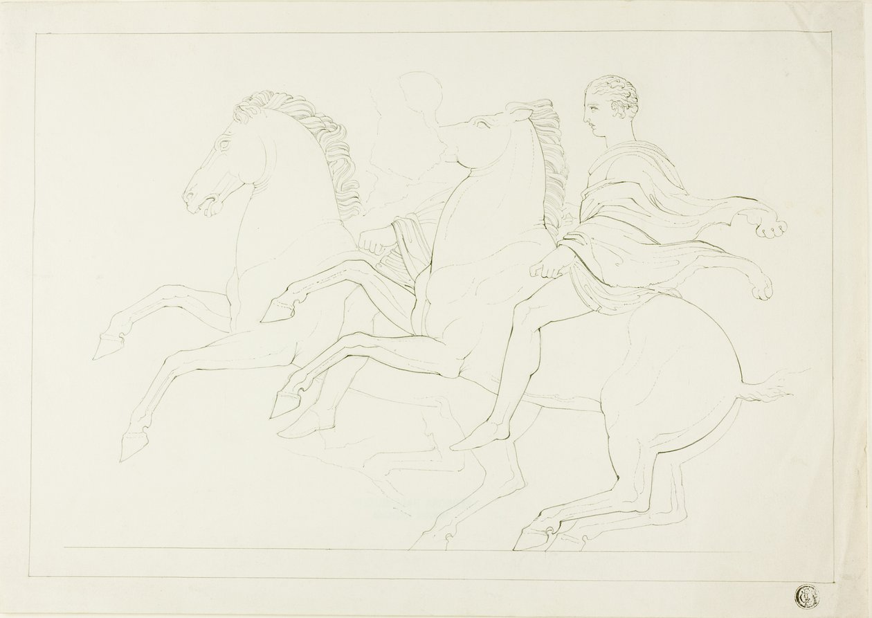 Kopia av Golgata från Parthenonfrisen av John Flaxman
