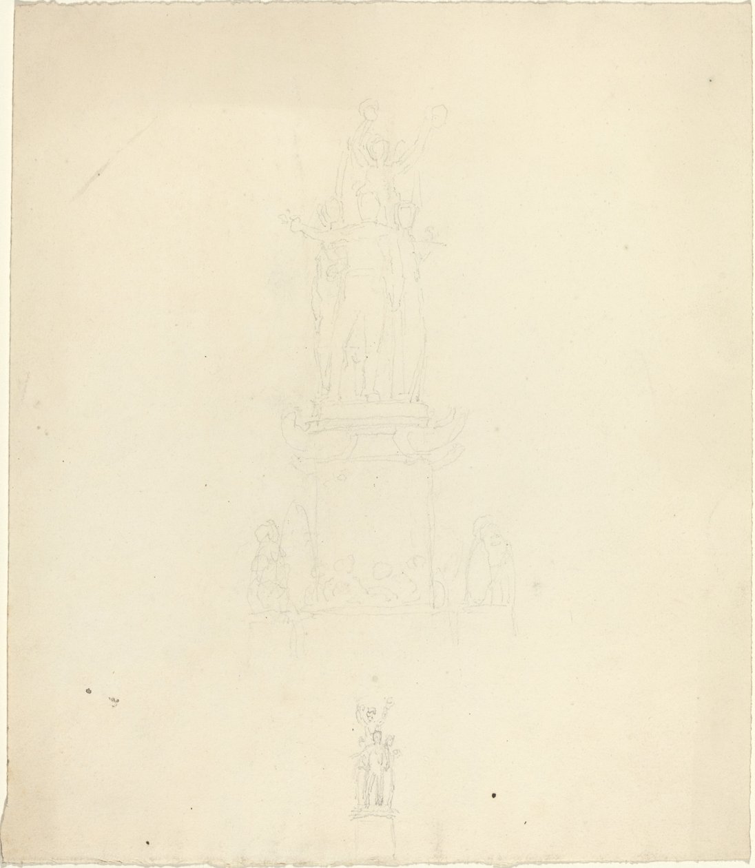Design för monument eller metallarbete av John Flaxman
