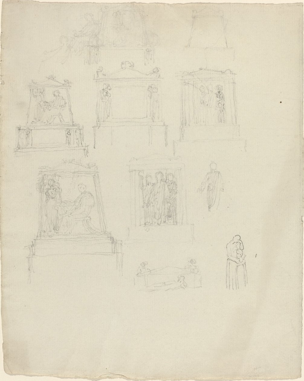 Design för monument av John Flaxman