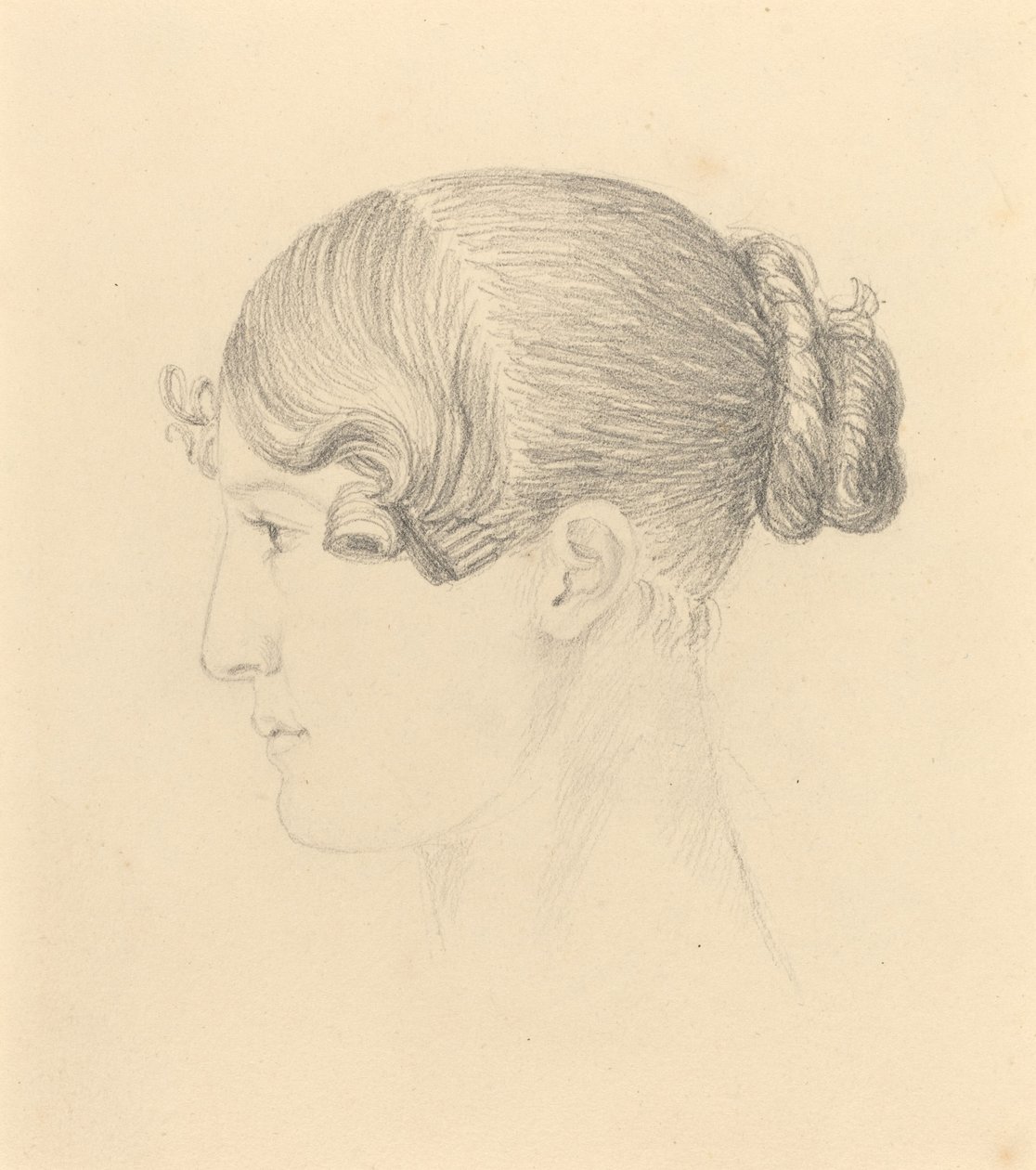 Head of a Woman (Theresa Turner?) av John Flaxman