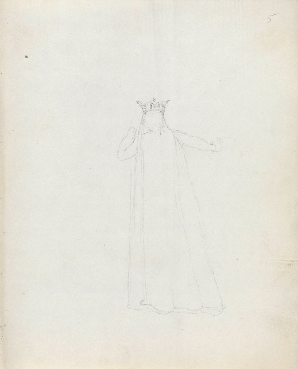 Mrs Siddons som Constance, 1783 (penna, bläck och tvätt på papper) av John Flaxman