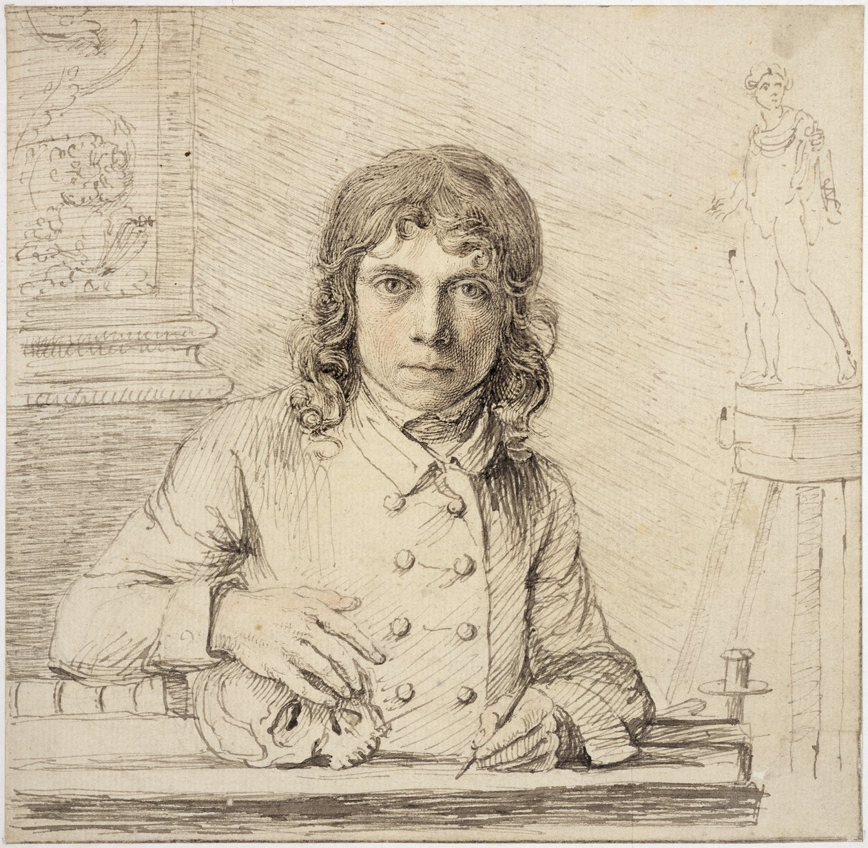 Självporträtt vid 24 års ålder, 1779 av John Flaxman
