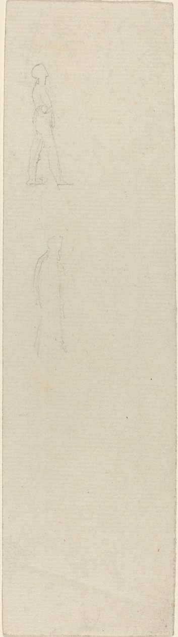 Studieblad [recto and verso] av John Flaxman