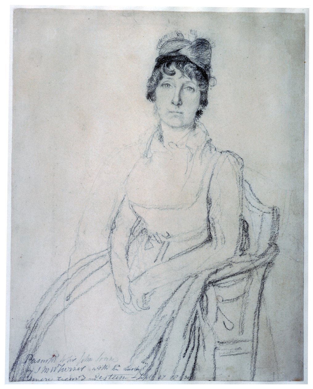 Skiss av Eliza Soane, ca 1800 av John Flaxman