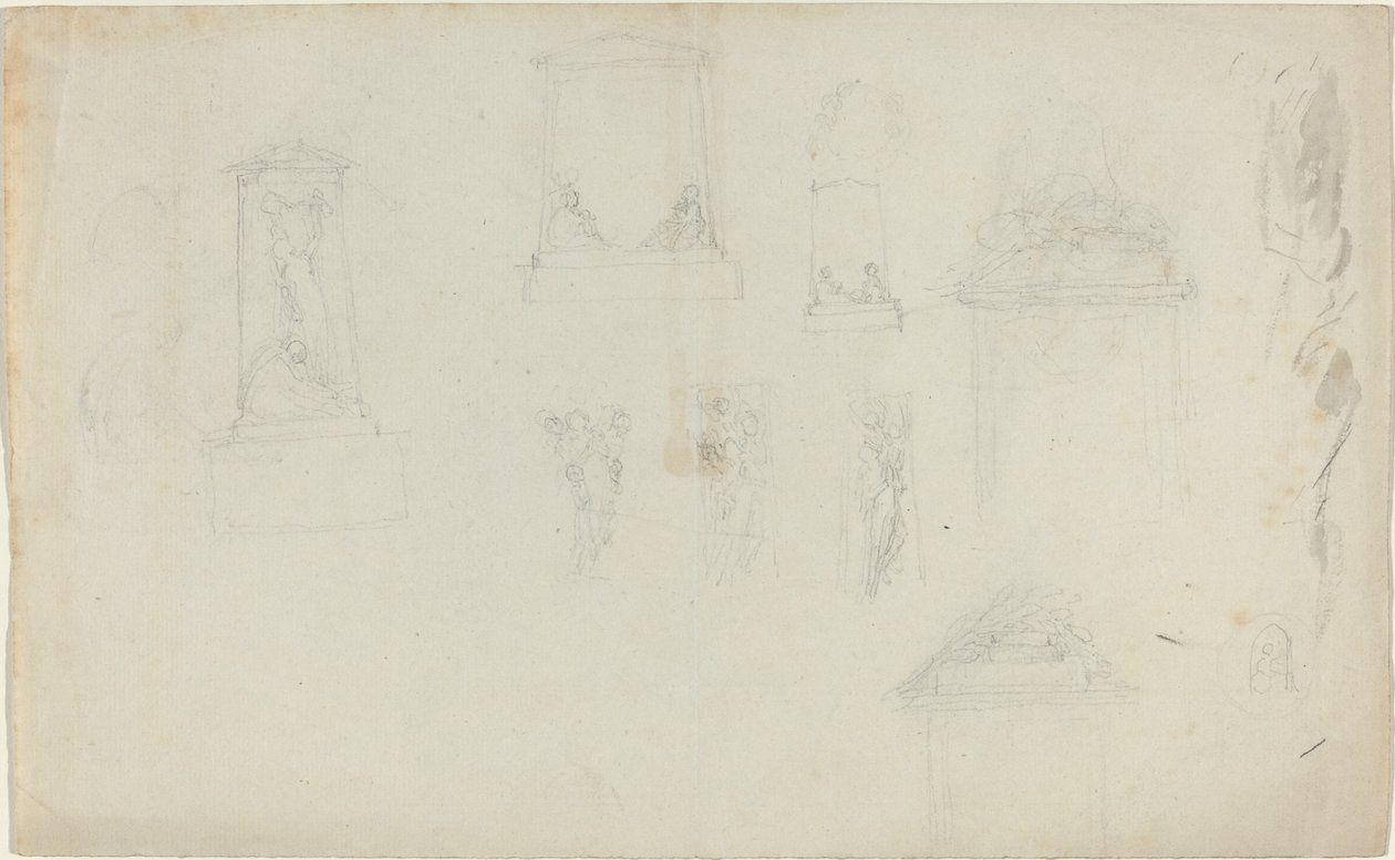 Studier för ett monument av John Flaxman