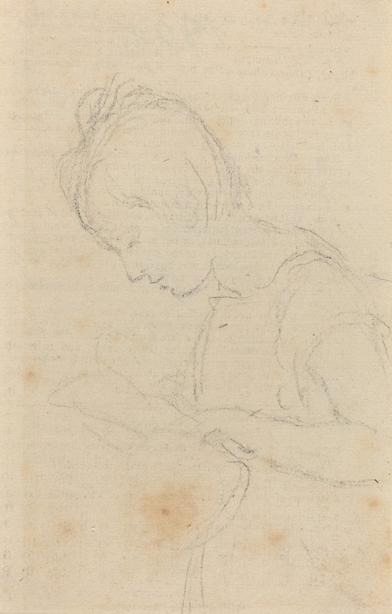 Kvinna i profil av John Flaxman