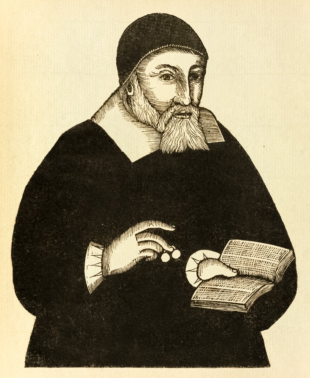 Richard Mather, först i raden av puritanska präster i New England och ledare för New England Congregationalism av John Foster