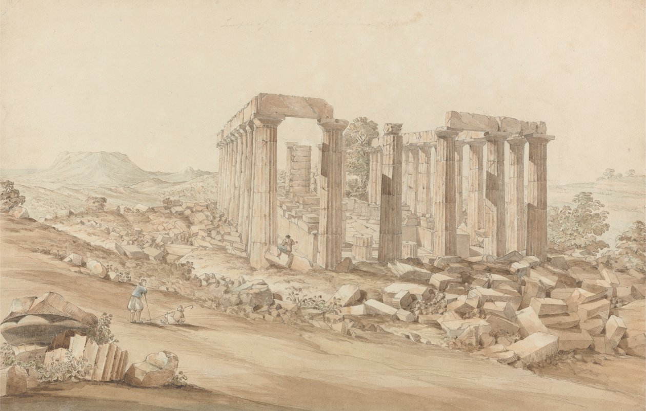 Apollo Epicurius tempel i Bassai, Phigalea av John Foster