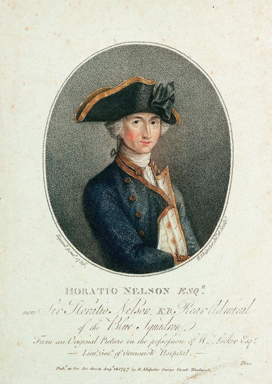 Horatio Nelson Esqr... av John Francis (after) Rigaud