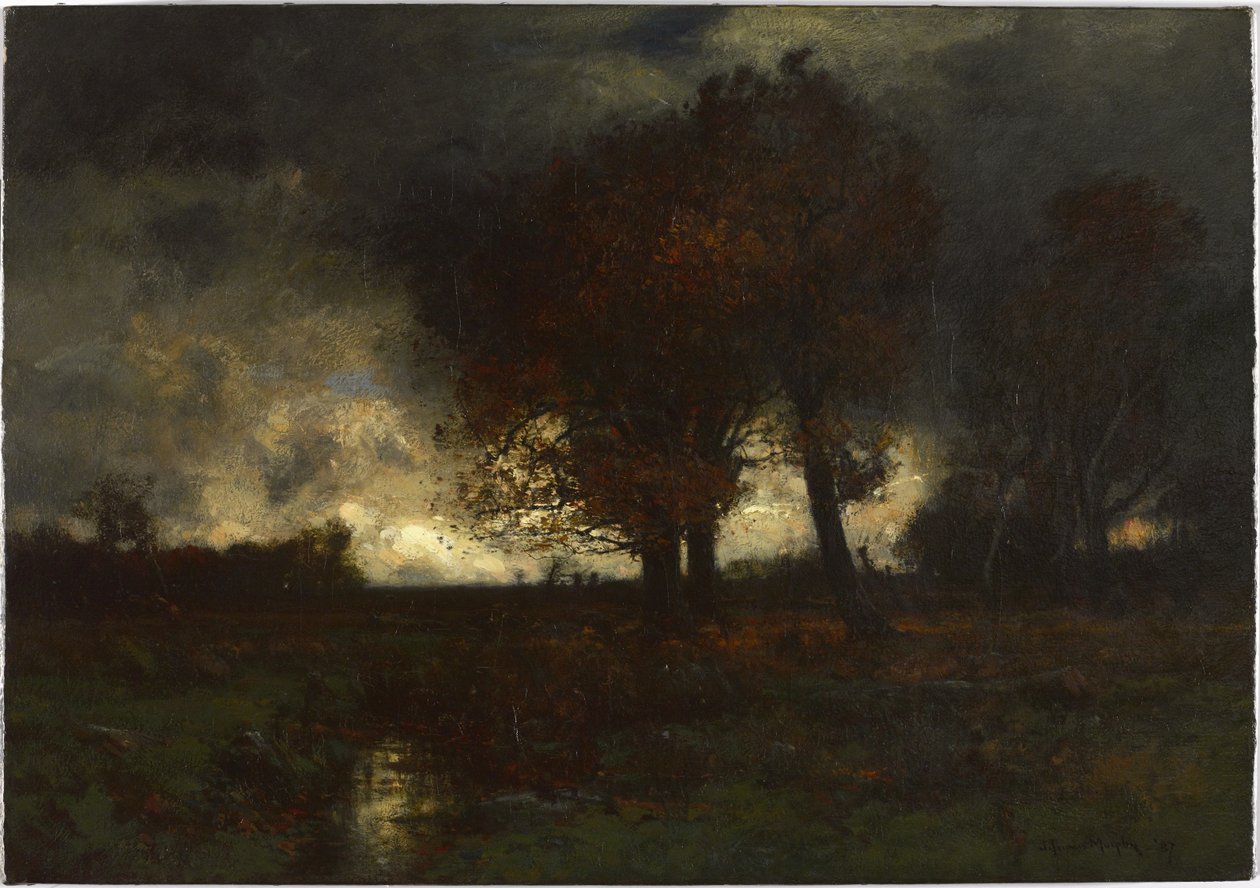 En stormig dag, 1887 av John Francis Murphy