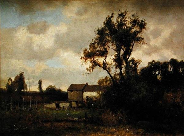 Nära Dover, New Jersey (olja på duk) av John Francis Murphy