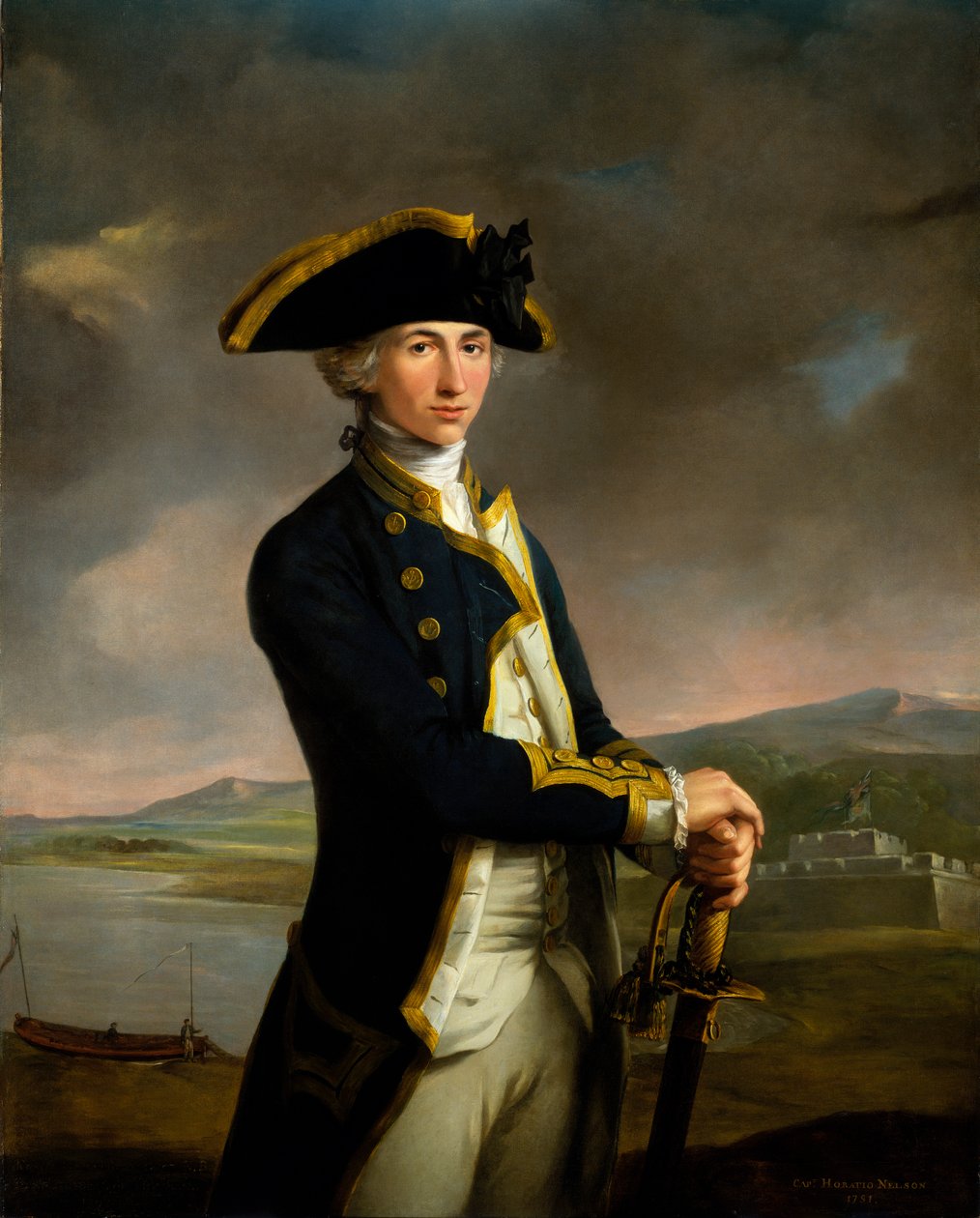 Kapten Horatio Nelson (1758-1805) av John Francis Rigaud