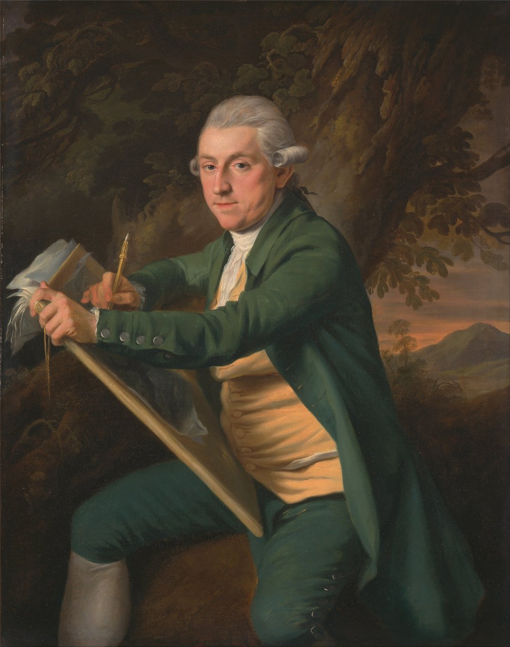 George Robertson av John Francis Rigaud