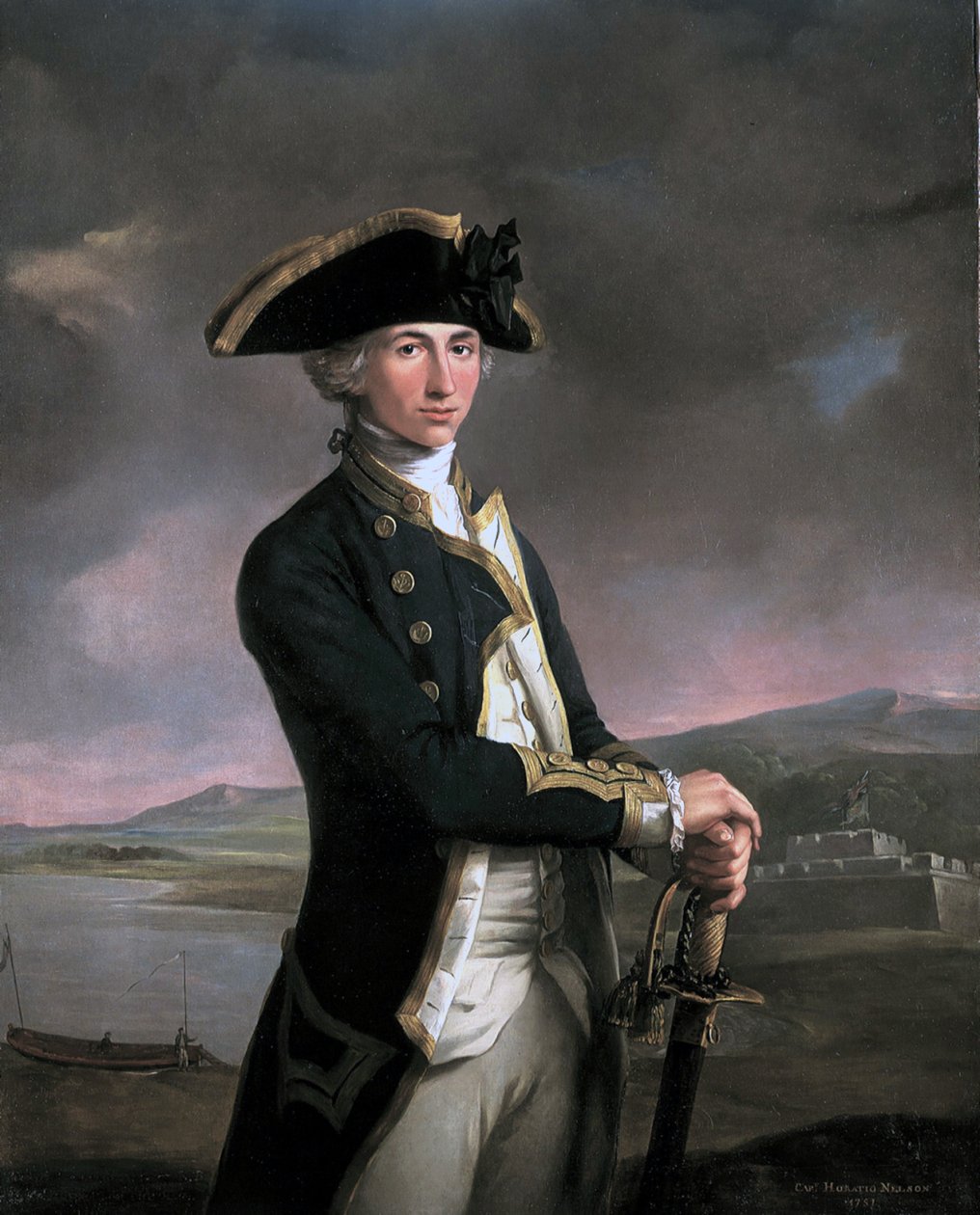 Porträtt av Horatio Nelson (1758-1805) av John Francis Rigaud