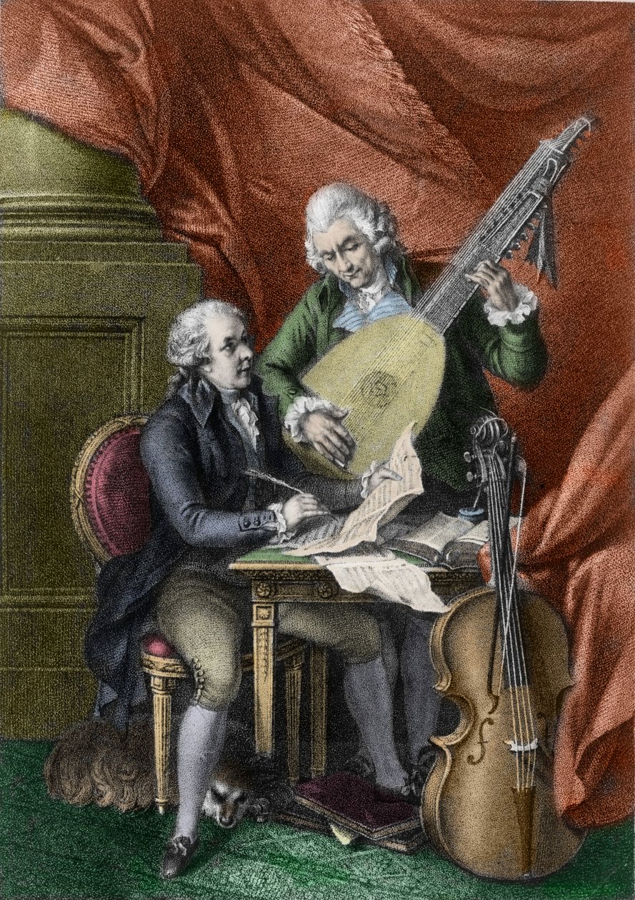 Wolfgang Amadeus Mozart och Franz Joseph Haydn