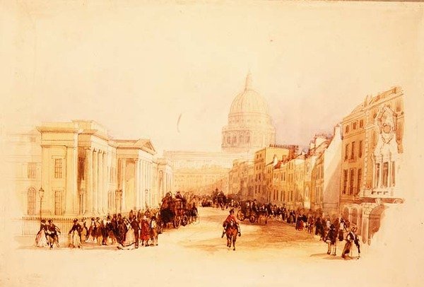 General Post Office och St. Martin le Grand av John Francis Salmon