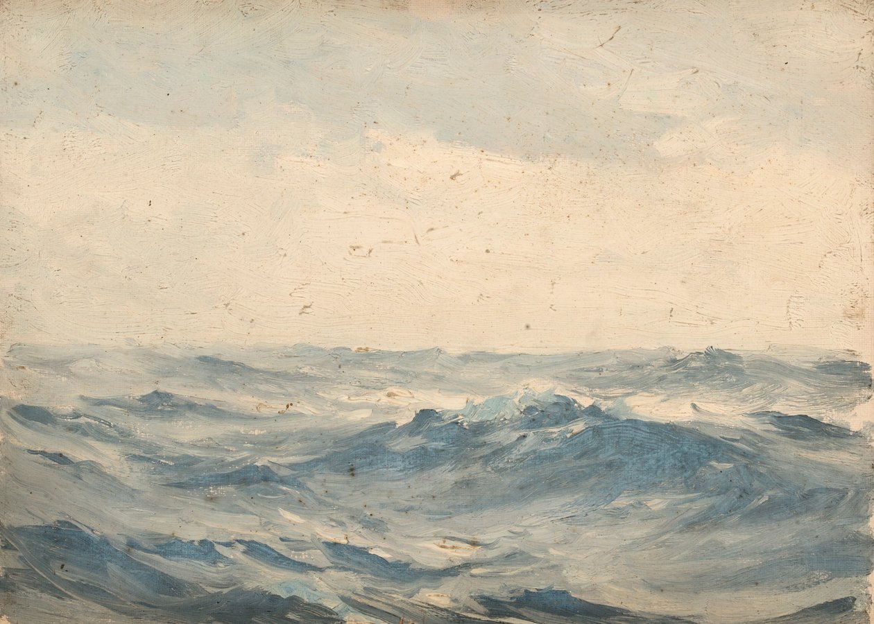 Havslandskap, ca 1900 (olja på duk) av John Fraser
