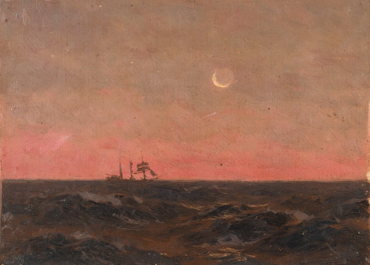 Havslandskap, ca 1900 (olja på duk) av John Fraser