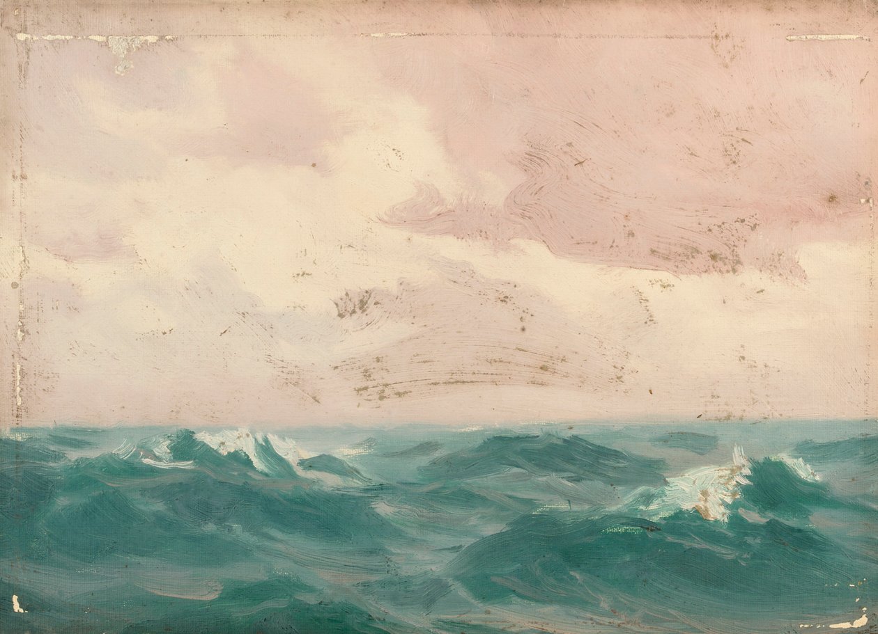 Havslandskap, ca 1900 (olja på duk) av John Fraser
