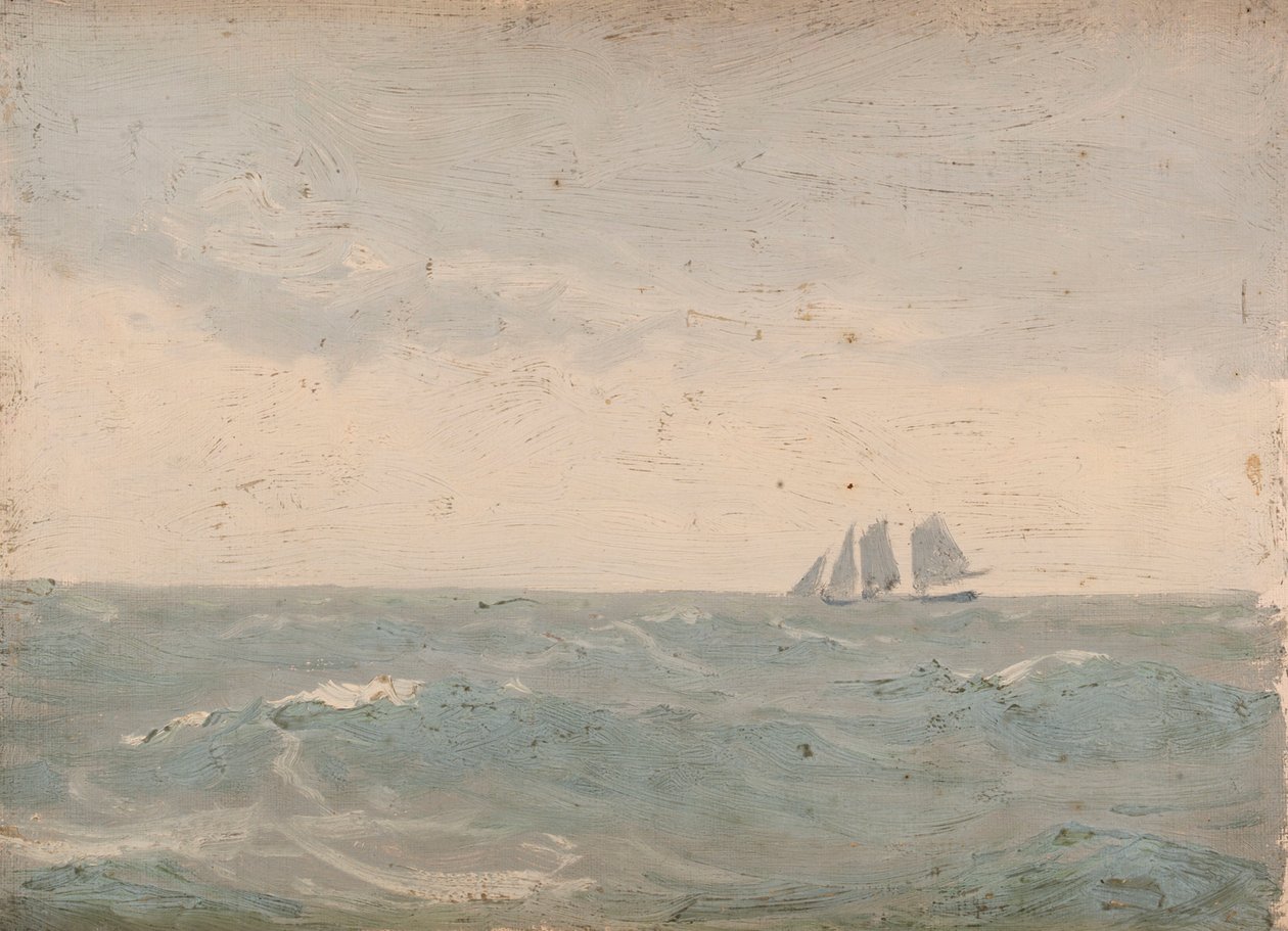 Havslandskap, ca 1900 (olja på duk) av John Fraser