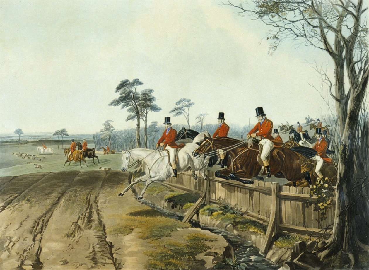 Full Cry, graverad av Huffman och Mackrill (färgad gravyr) av John Frederick Herring Snr