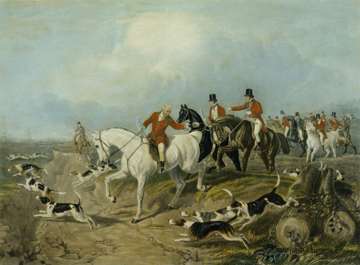Fyndet, graverat av Huffman och Mackrill (färgad gravyr) av John Frederick Herring Snr