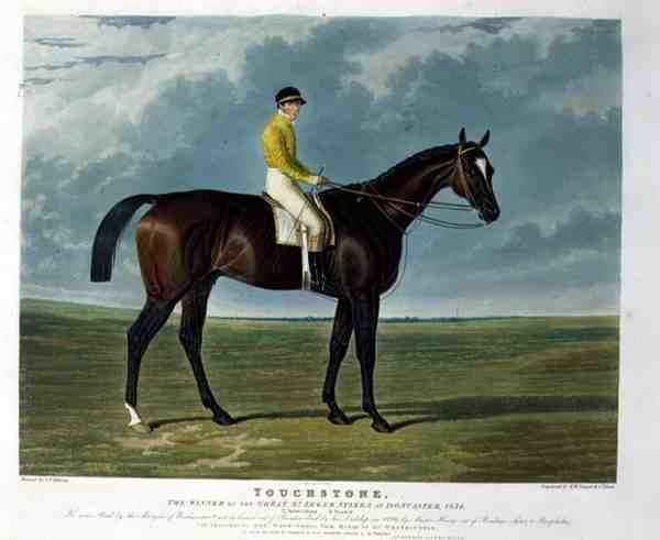 "Touchstone", vinnaren av det stora St. Leger Stakes i Doncaster av John Frederick Herring Snr