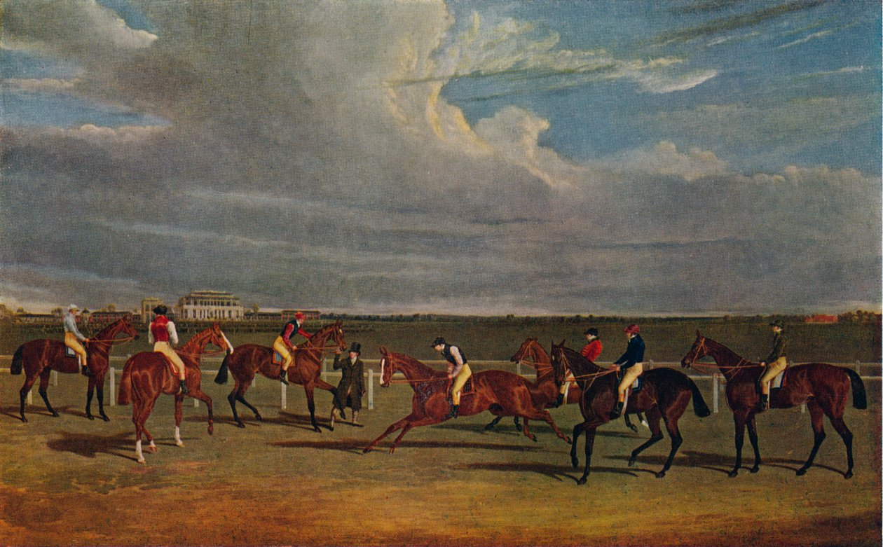 St. Leger 1828, c1829, 1922 av John Frederick Hering