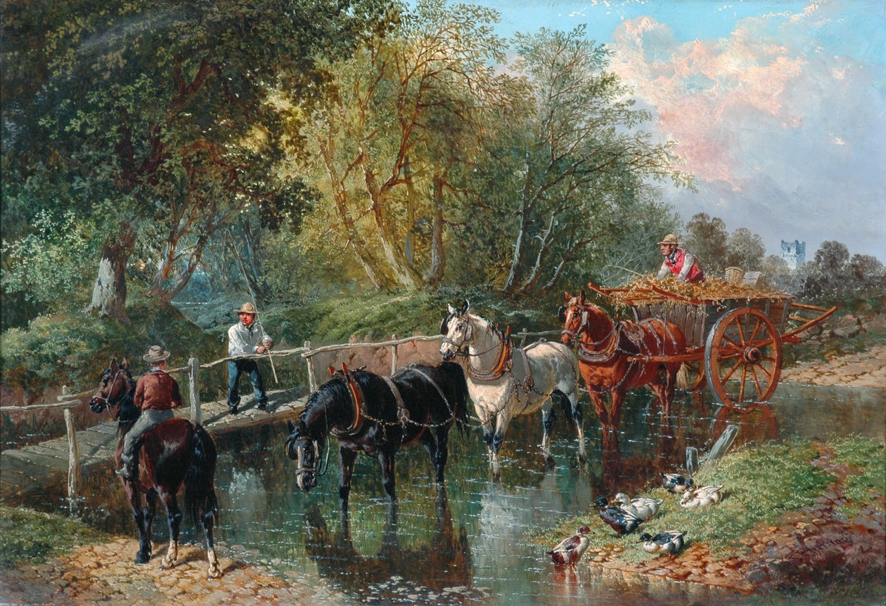 Korsar strömmen av John Frederick Herring Junior