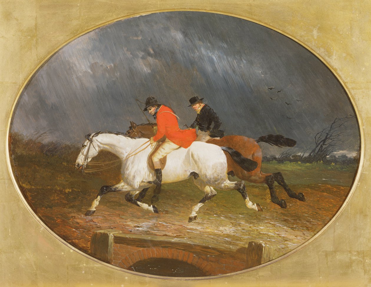 Återkomsten från jakten i regnet av John Frederick Herring Junior