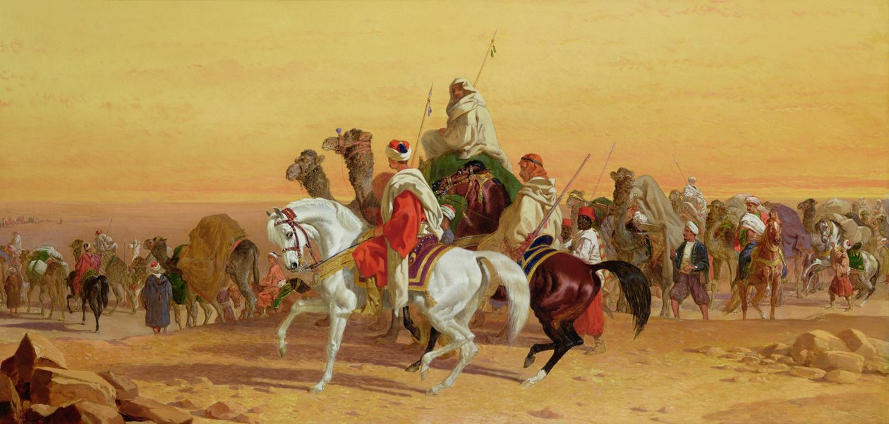 En arabisk husvagn av John Frederick Herring Senior