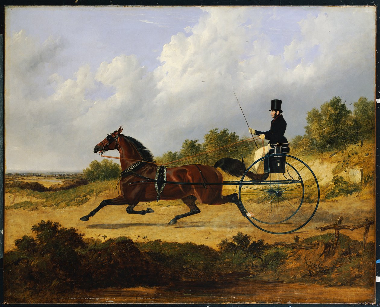 "Confidence", teckning av en spelning driven av en brudgum, 1842 av John Frederick Herring Senior