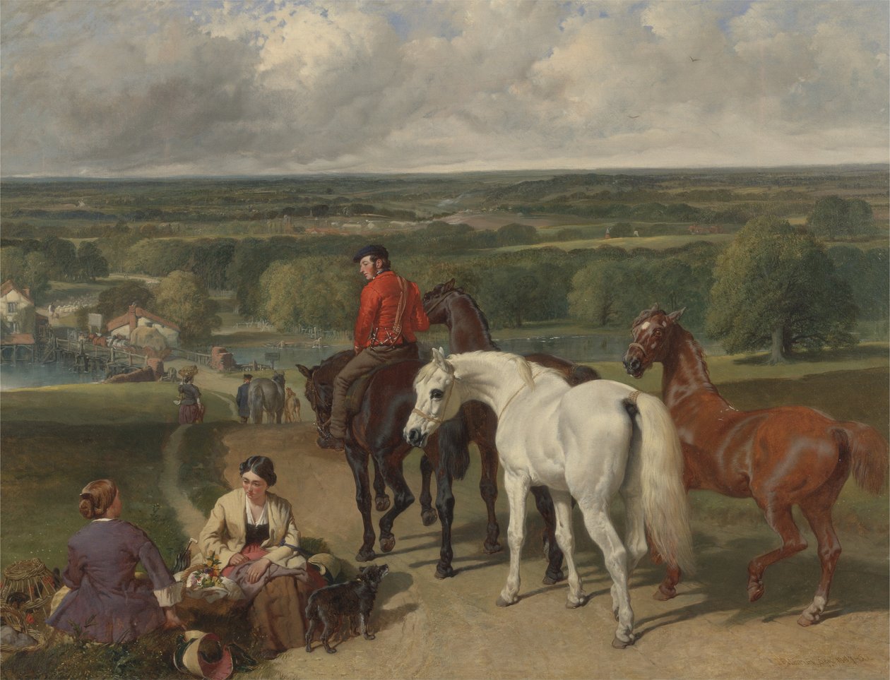 Utövande av de kungliga hästarna, 1847-55 av John Frederick Herring Senior