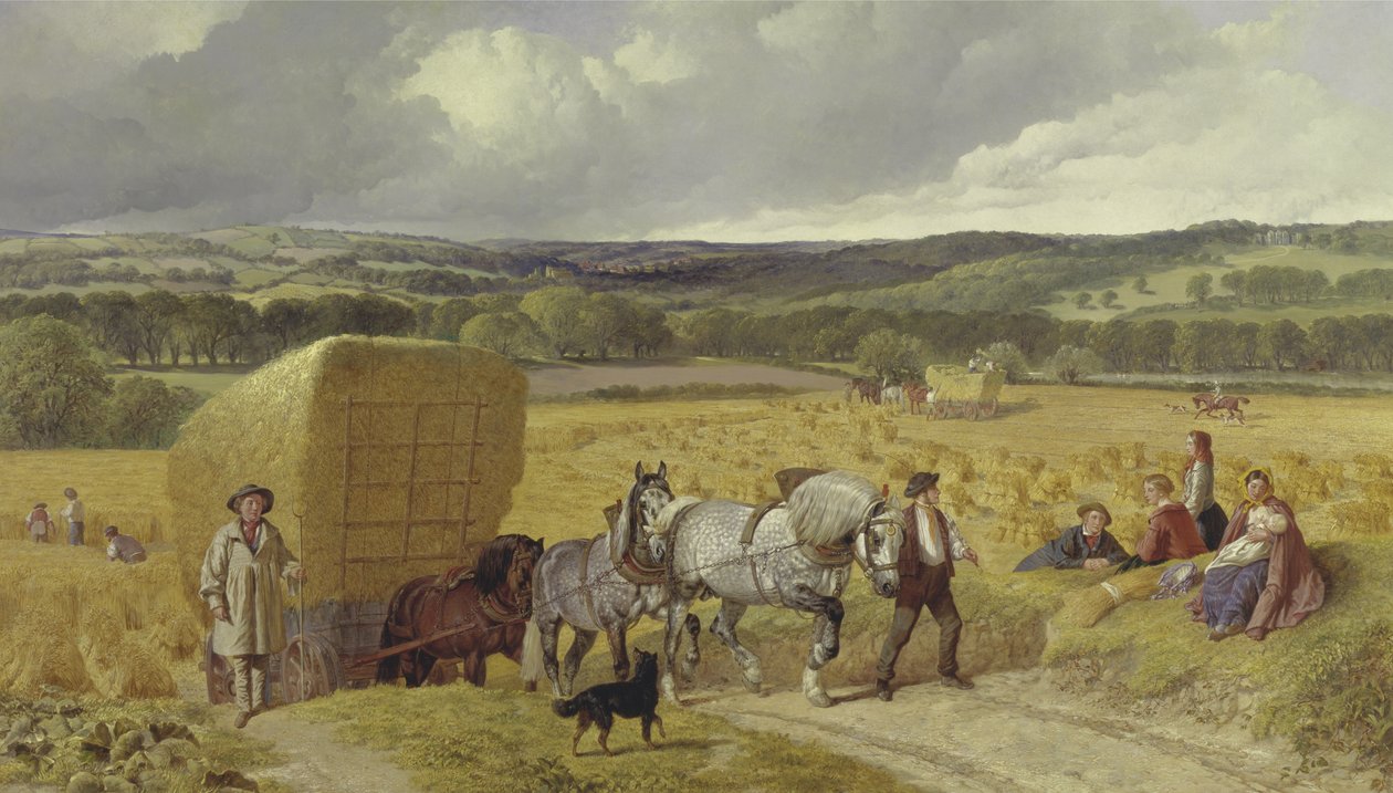 Skörd, 1857 av John Frederick Herring Senior