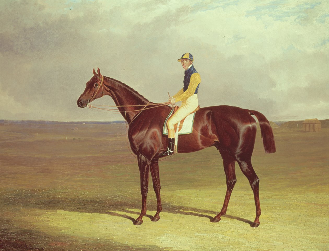 Mr. M. Stanleys Crutch på Newmarket Heath, 1833 av John Frederick Herring Senior