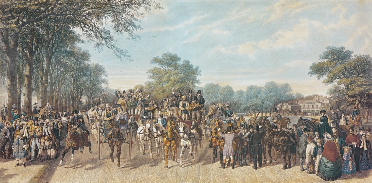 Återkomst från Derbyt, 1862 av John Frederick Herring Senior