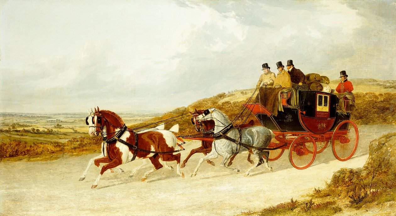 The Edinburgh and London Royal Mail, 1838 av John Frederick Herring Senior