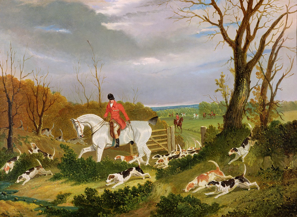 The Suffolk Hunt - Kommer att täcka nära Herringswell av John Frederick Herring Senior