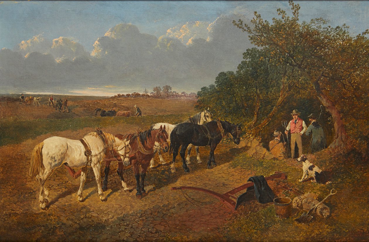 Vila laget (olja på duk) av John Frederick Jr. Herring