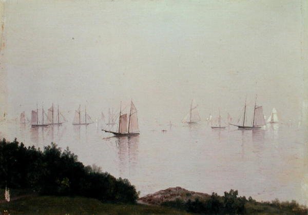 A Newport Afternoon (olja ombord) av John Frederick Kensett